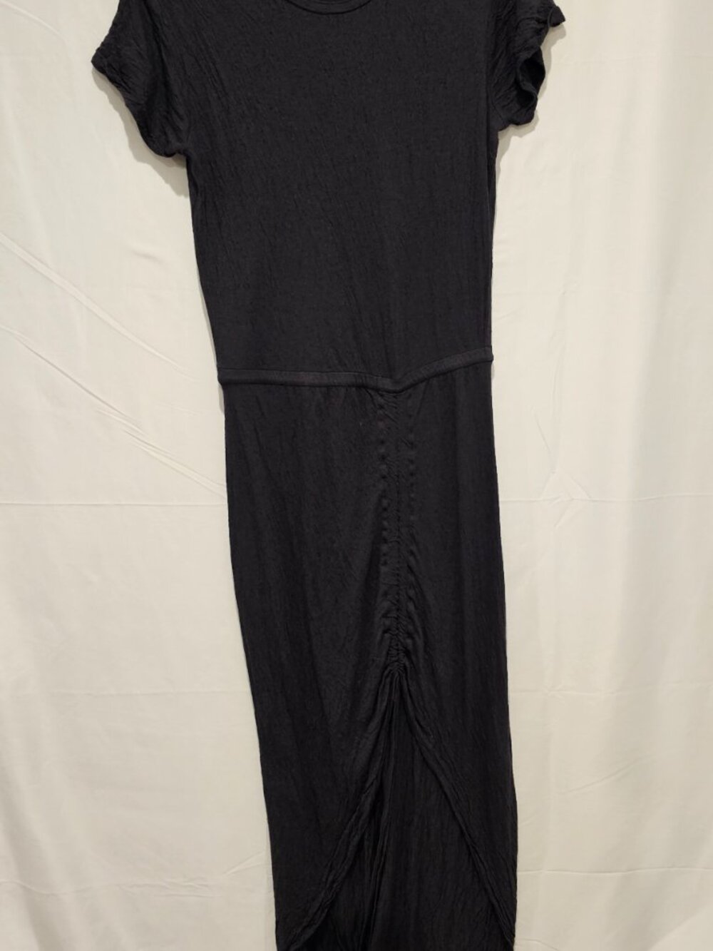 All Saints Women's Gray Dress M Short Sleeve Casual Designer Chic Minimalist